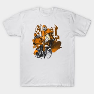 Funny Ghost Orange T-Shirt